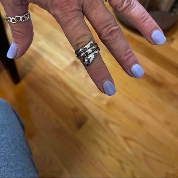 925 HAN Modernist Snake Ring - Picture 3 of 5